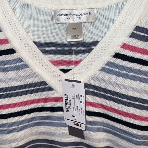NWT Christopher & Banks petite sweater - Picture 2 of 3